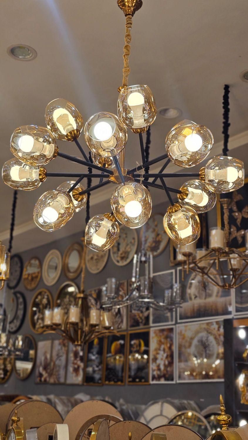 لوستر 16 شعله حباب خارجی برند کار تهران پخش|لوستر و چراغ آویز|مشهد, توس (بلوار توس)|دیوار