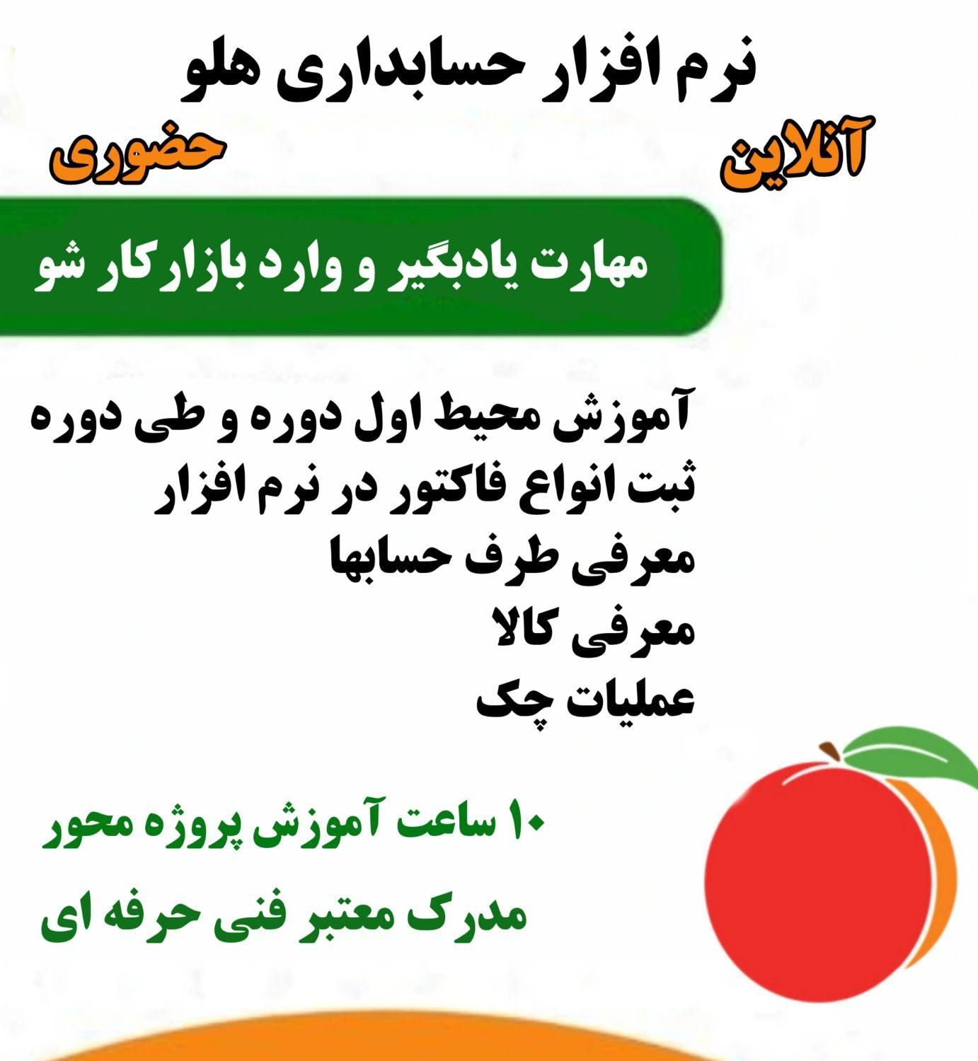 آموزش آنلاین نرم افزار حسابداری هلو|خدمات آموزشی|تهران, تهرانسر شرقی|دیوار