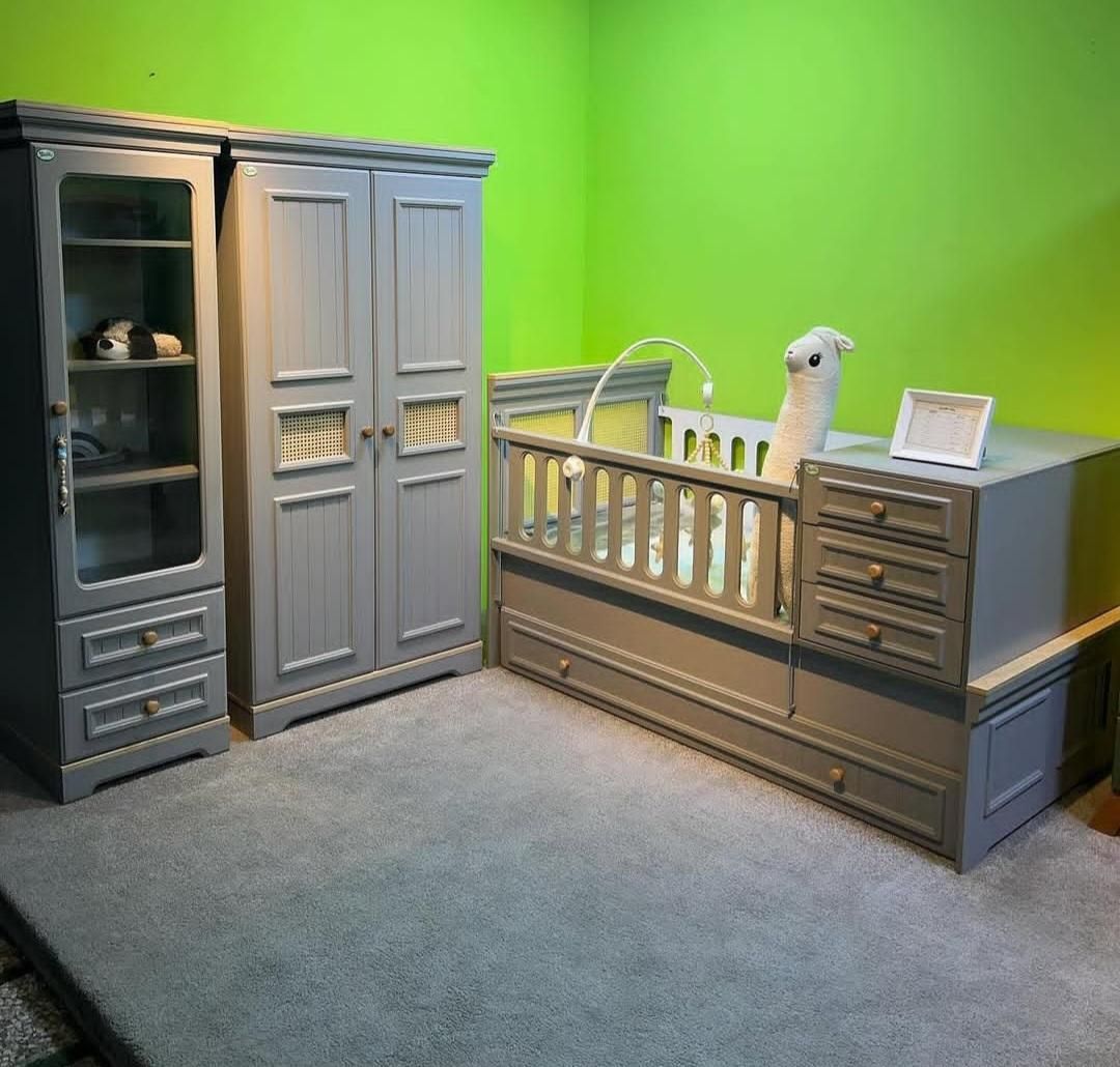 کمد لباس بچه  & تخت نوزاد  مدل آی سو|تخت و صندلی بچه|اردبیل, |دیوار