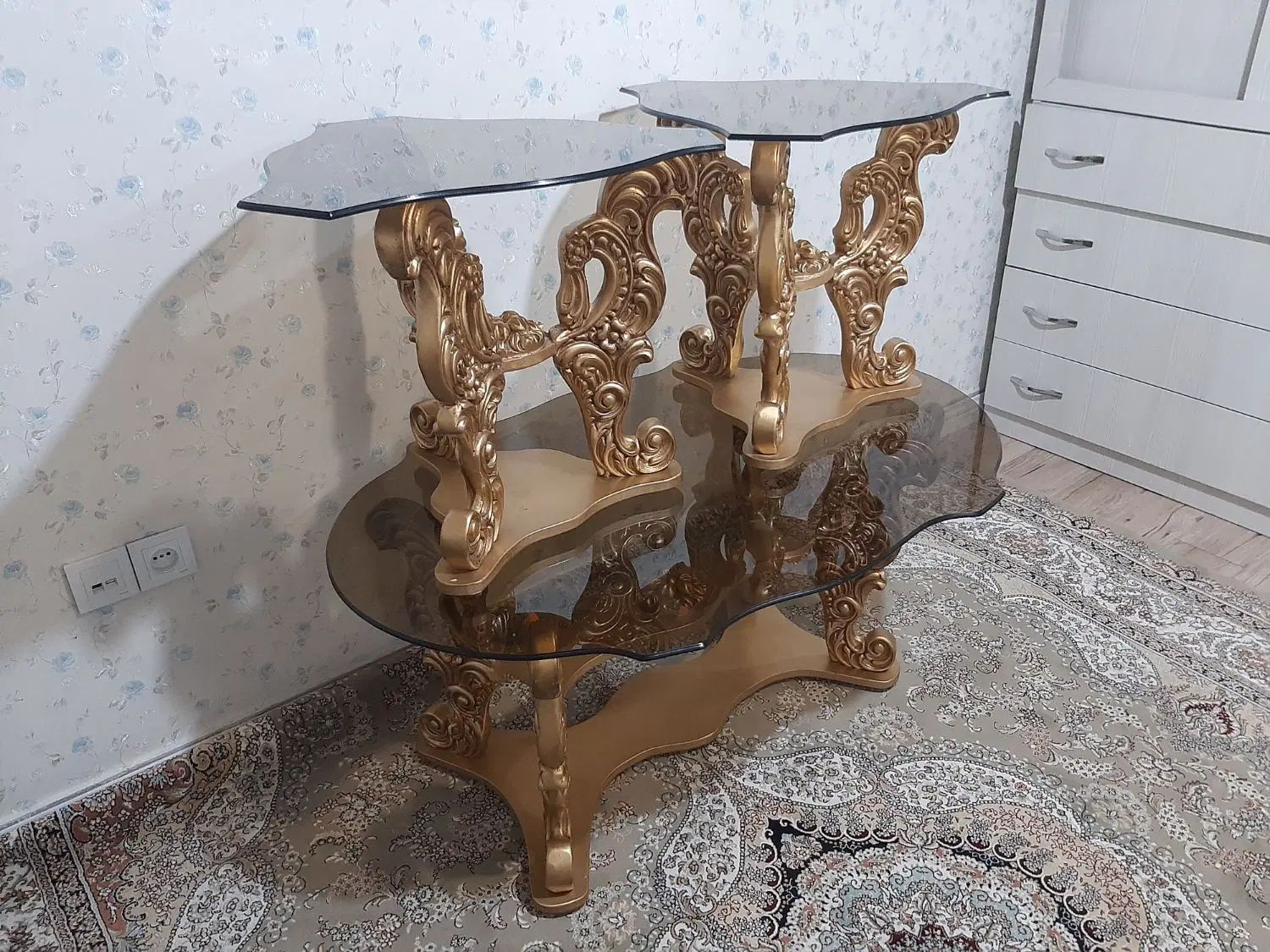 میز وسط و دو عدد عسلی|مبلمان خانگی و میز عسلی|تهران, طرشت|دیوار