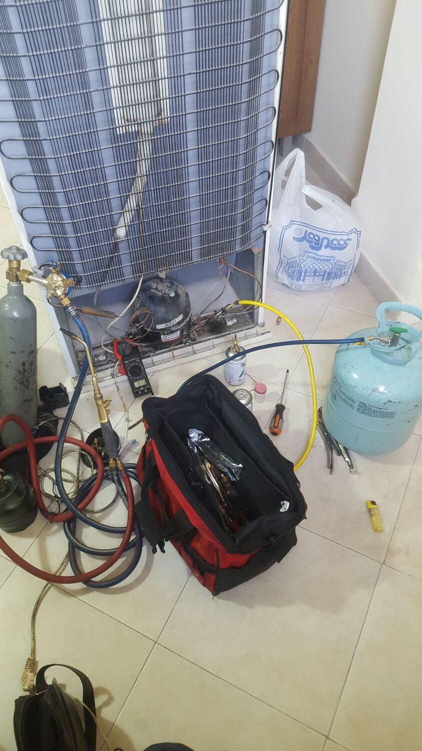 تعمیرات و شارژ گاز انواع یخچال و کولرگازی کل تهران|خدمات پیشه و مهارت|تهران, دروس|دیوار