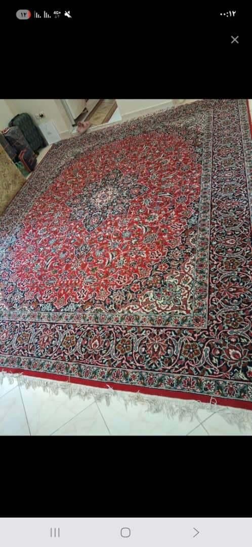 تخت خواب چوبی یه نفره تازه و فرش ۱۲ متری ۷۰۰ شانه|تخت و سرویس خواب|تهران, جمهوری|دیوار