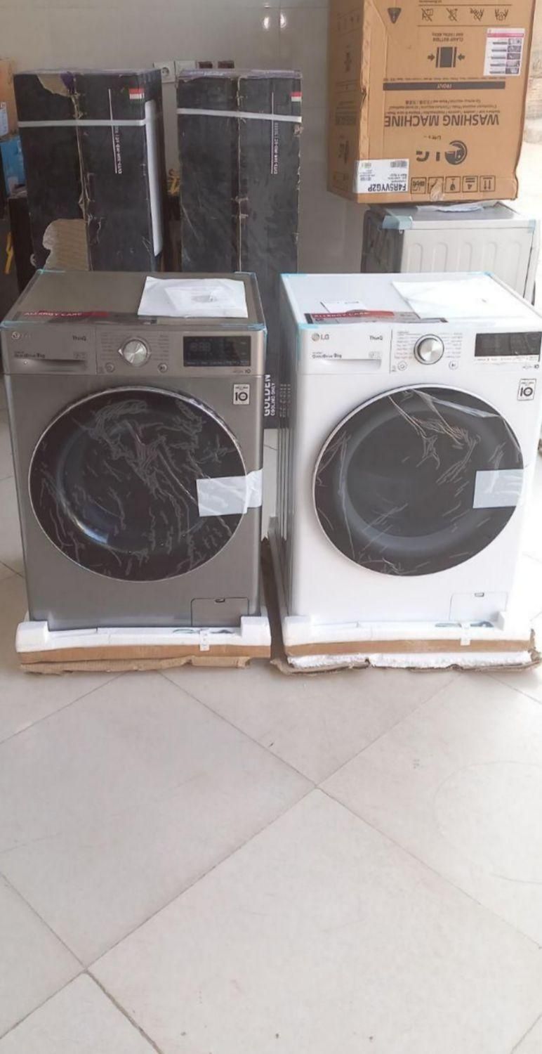 لباسشویی R5 ال جی 9 کیلویی F4R5VYG0W|ماشین لباسشویی و خشک‌کن لباس|مشهد, طرق|دیوار