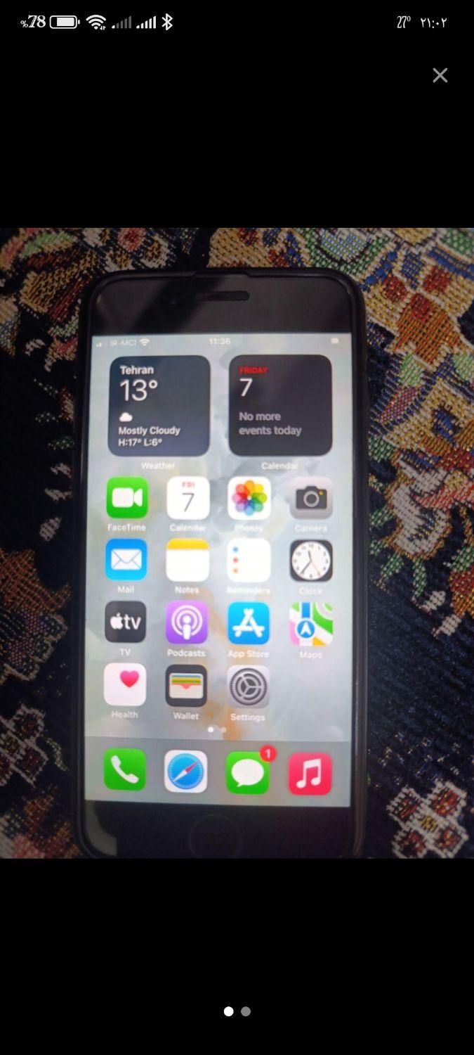 اپل iPhone 7 با حافظهٔ ۱۲۸ گیگابایت|موبایل|نجفآباد, گلدشت|دیوار