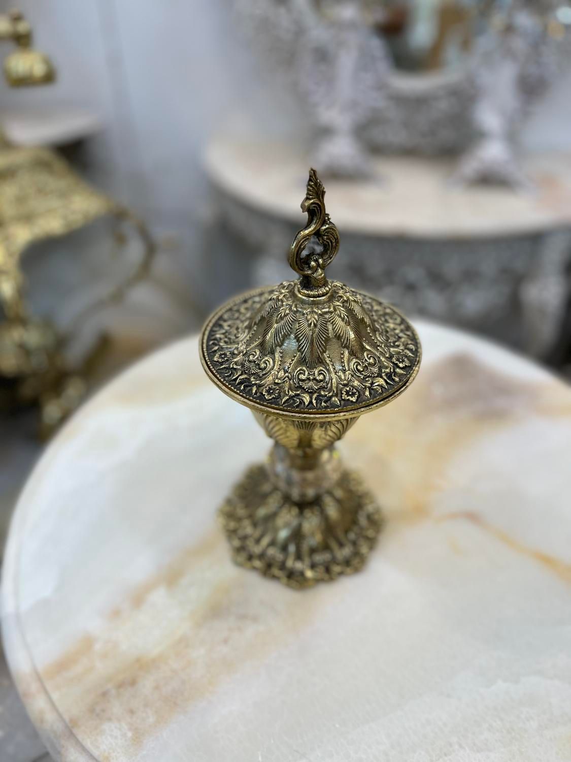 قندان رومیزی برنز برنزی|صنایع دستی و سایر لوازم تزئینی|کرج, المهدی|دیوار