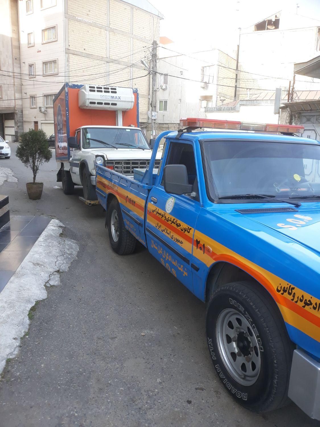 امداد خودرو نیسان جرثقیل چرخگیر هیدرولیک|خدمات حمل و نقل|رشت, جانبازان|دیوار