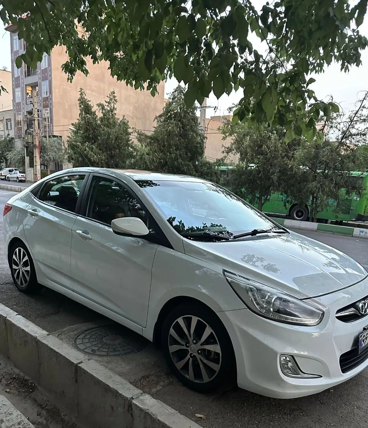 هیوندا اکسنت بلو|خودرو سواری و وانت|تهران, درختی|دیوار