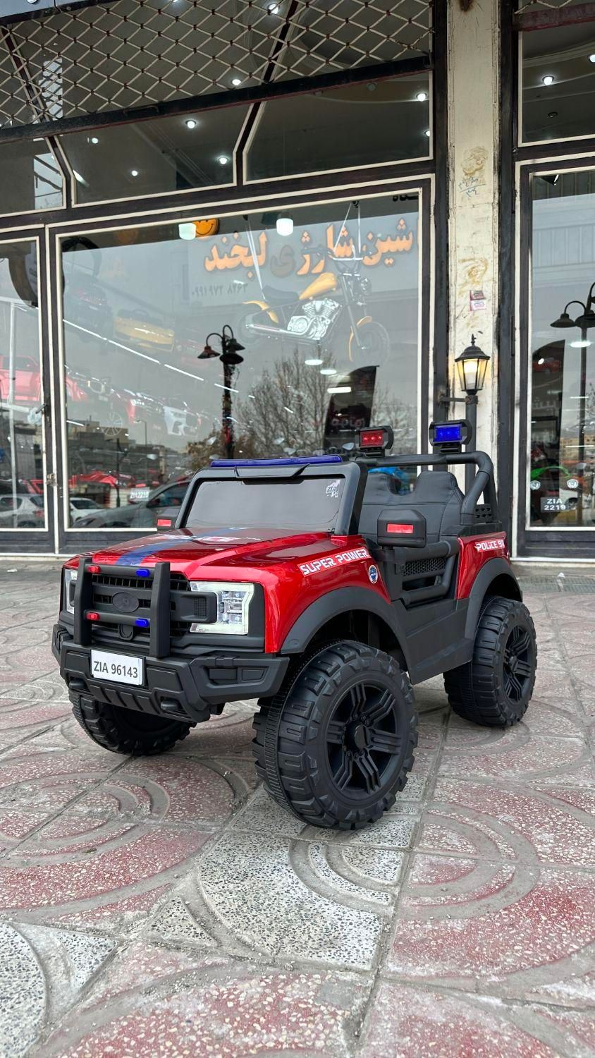 ماشین شارژی فورد پلیسی بازرگانی لبخند|اسباببازی بچه|زنجان, |دیوار