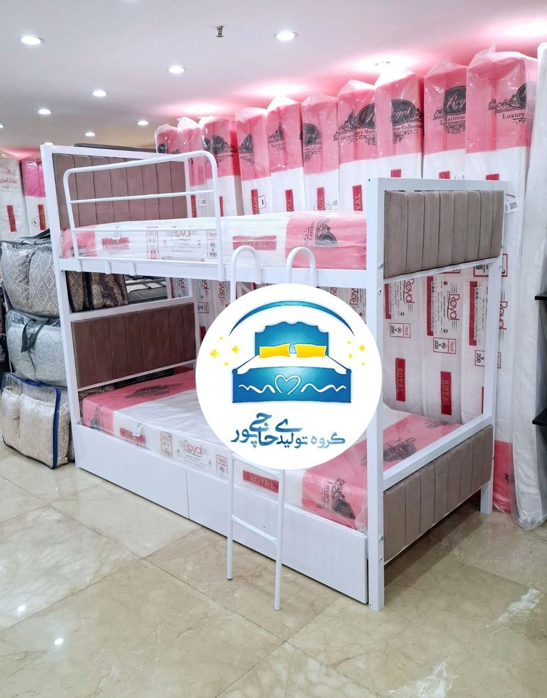 تحت خواب دو طبقه حاجی پور(تختخواب۲دوطبقه)تشک مرسدس|تخت و سرویس خواب|مشهد, حسینآباد|دیوار