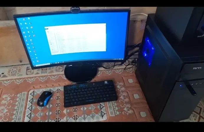 سیستم کامپیوتر با مانیتور و اسپیکر|رایانه رومیزی|تهران, سجاد|دیوار
