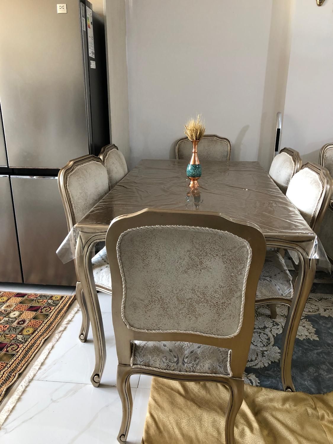 نهار خوری شش نفره|میز و صندلی غذاخوری|پاکدشت, شهرک انقلاب|دیوار