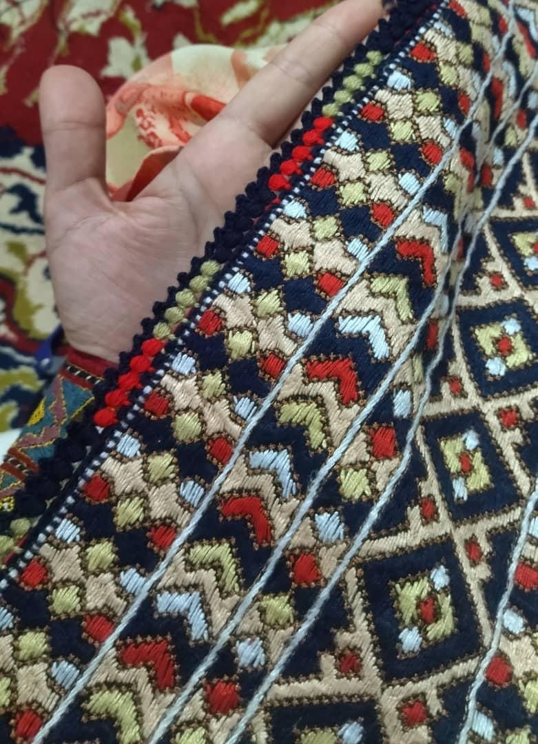 دوخت لباس بلوچی زنانه|لباس|گنبد کاووس, |دیوار