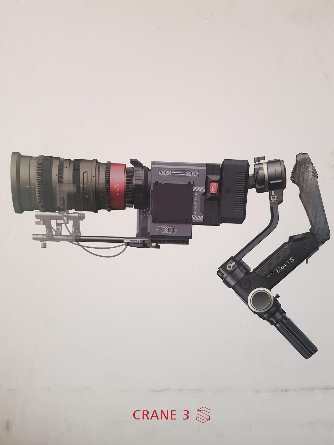 گیمبال حرفه‌ای Zhiyun Crane 3S ژیون کرین 3S|دوربین عکاسی و فیلم‌برداری|تهران, بهارستان|دیوار