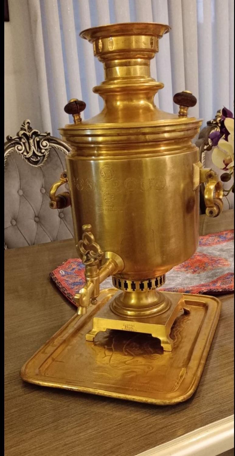 سماور روسی اصل|سماور، چای‌ساز، قهوه‌ساز|تهران, آذربایجان|دیوار