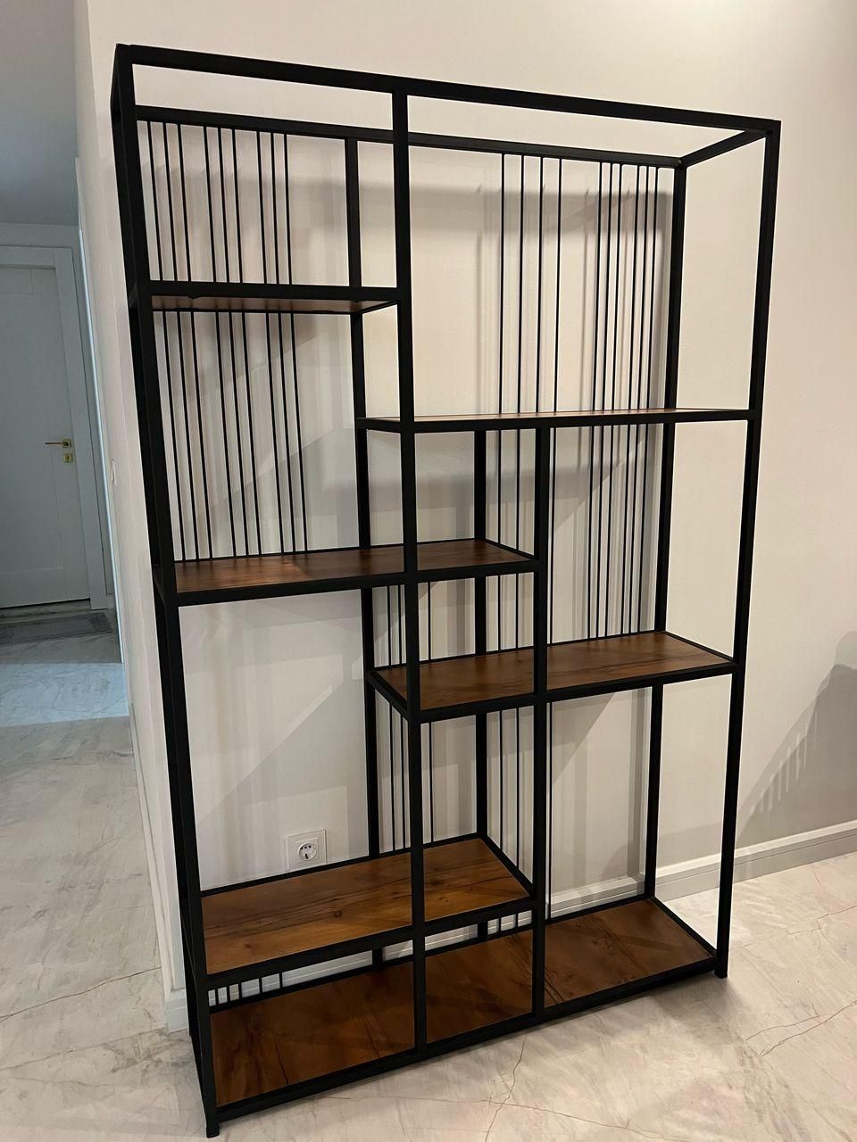 قفسه کتاب ازجنس فلز وچوب مدل L1400|کتابخانه، شلف، قفسه‌های دیواری|تهران, سهروردی|دیوار