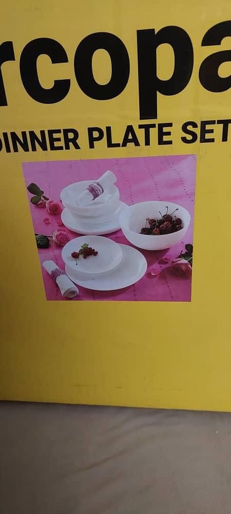 سرویس آرکوپال ۶ نفره مدل پر صورتی نو نو|ظروف سرو و پذیرایی|تهران, مجیدیه|دیوار