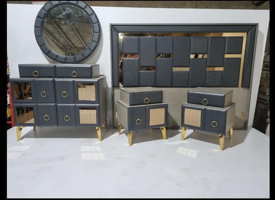 سرویس خواب کامل صدفی|تخت و سرویس خواب|کرمان, |دیوار