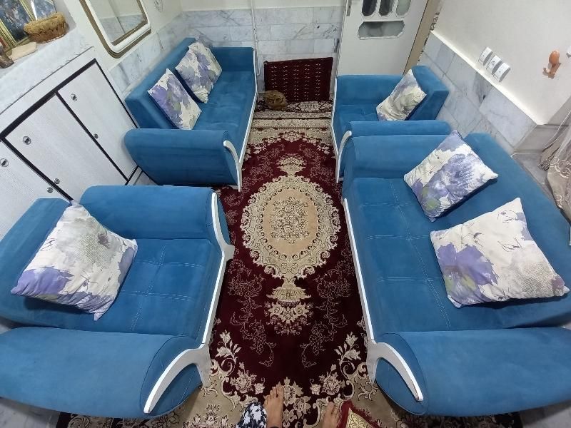 مبل۷ نفره در حد نو|مبلمان خانگی و میز عسلی|بیرجند, |دیوار