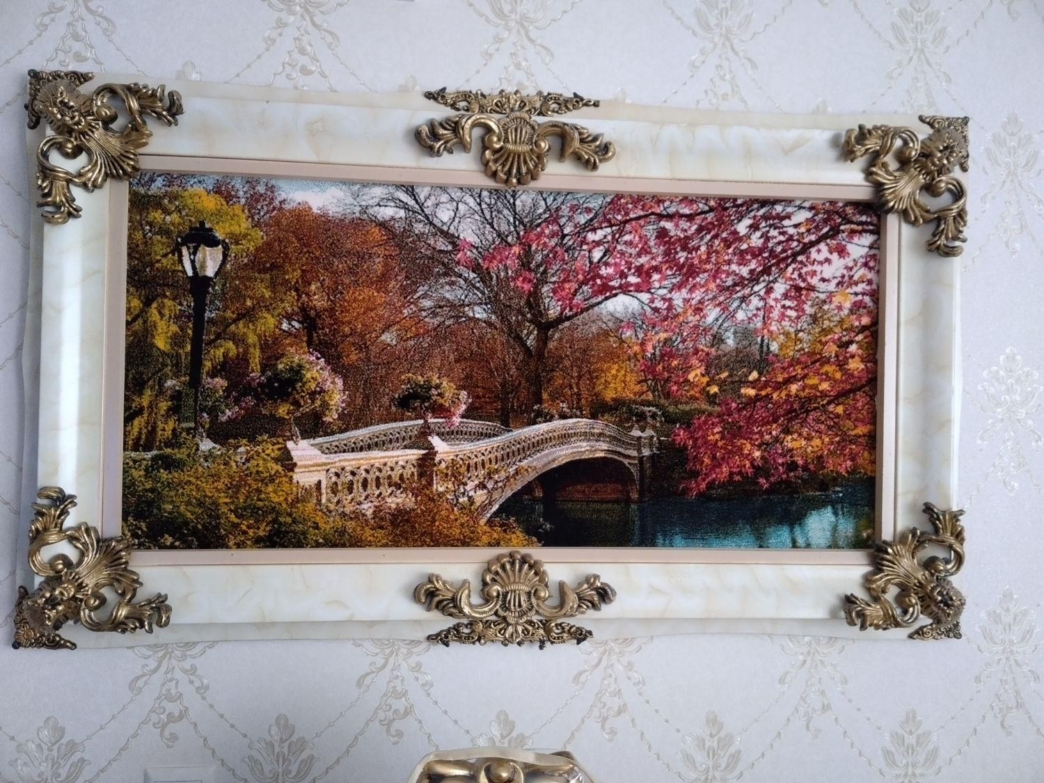 تابلو فرش ماشینی تمیز|تابلو فرش|اصفهان, بهارستان|دیوار