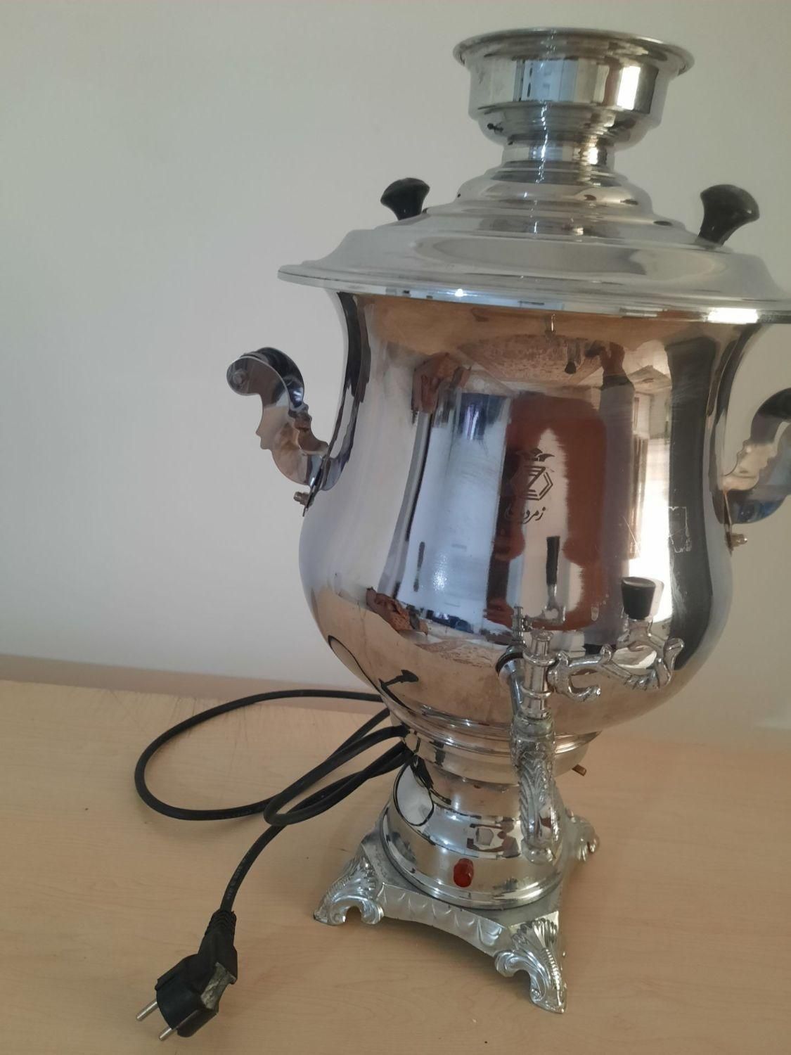 سماور ۱۰ لیتری مارک زمردیان|سماور، چای‌ساز، قهوه‌ساز|تهران, شهرک ابوذر|دیوار