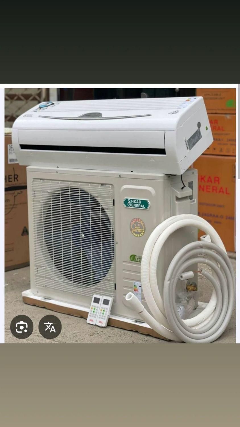 کولر گازی جنرال شکار ۳۰۰۰۰ لبخندی، گاز R410a|کولر گازی و فنکوئل|بروجرد, |دیوار