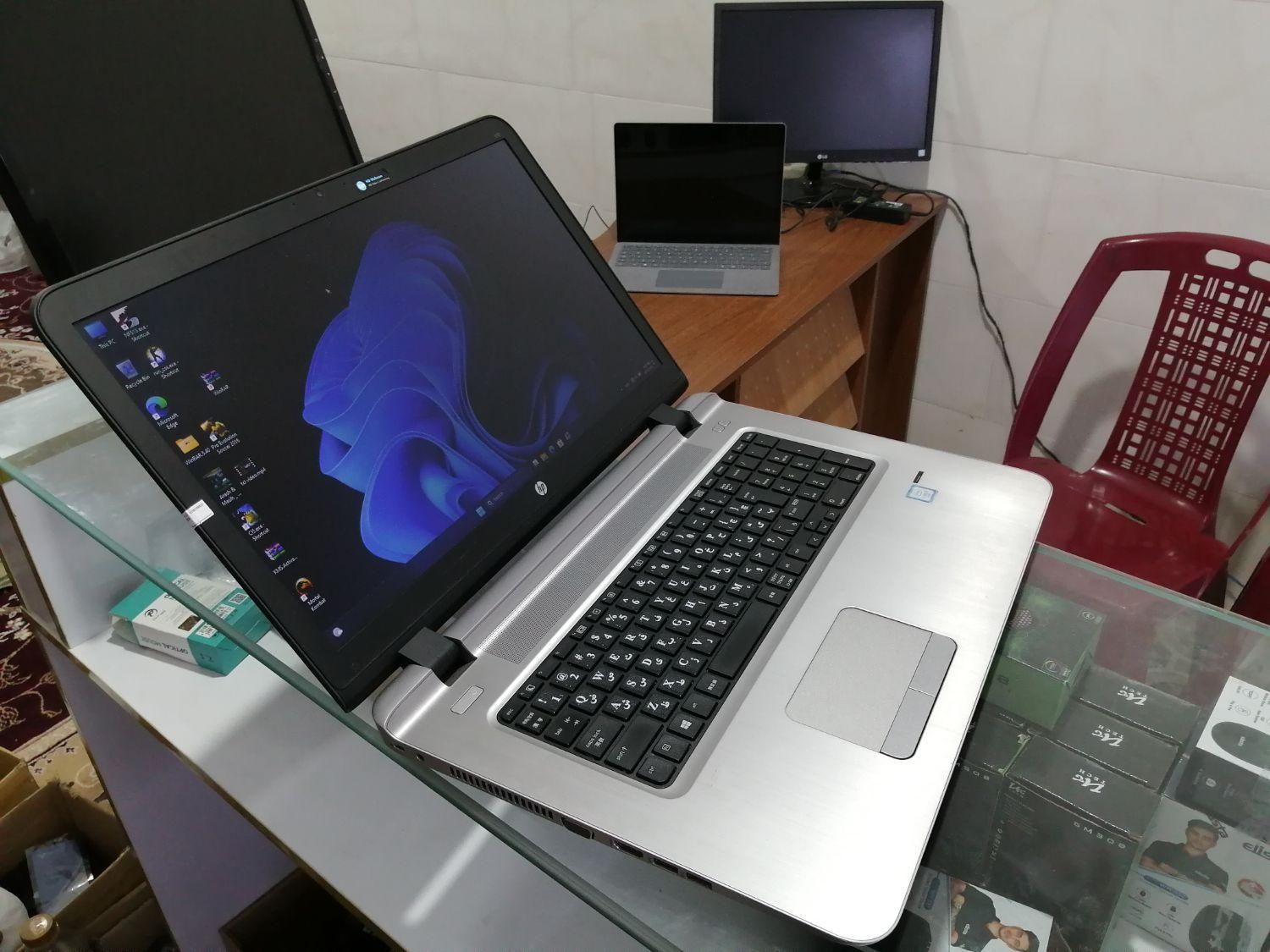 لپتاپ 2گرافیکه hp 470G3 با 2هارد ssdوhddمناسب بازی|رایانه همراه|سراوان, |دیوار