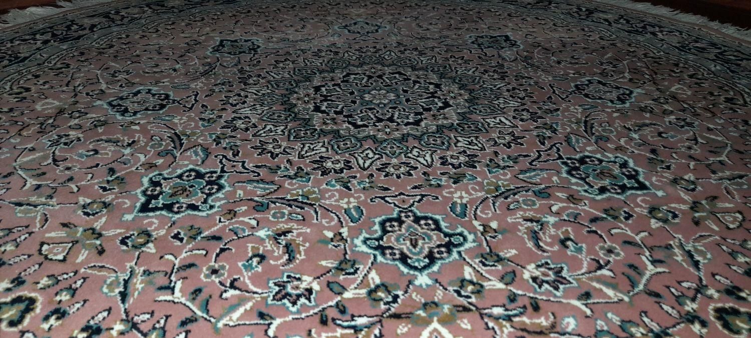 قالیچه گرد ماشینی|فرش|شهریار, |دیوار