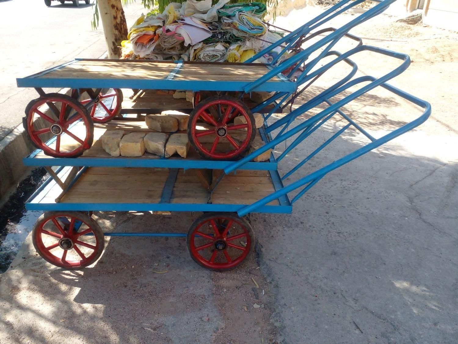 گاری چهار چرخ|ماشین‌آلات صنعتی|شیراز, طلاب|دیوار