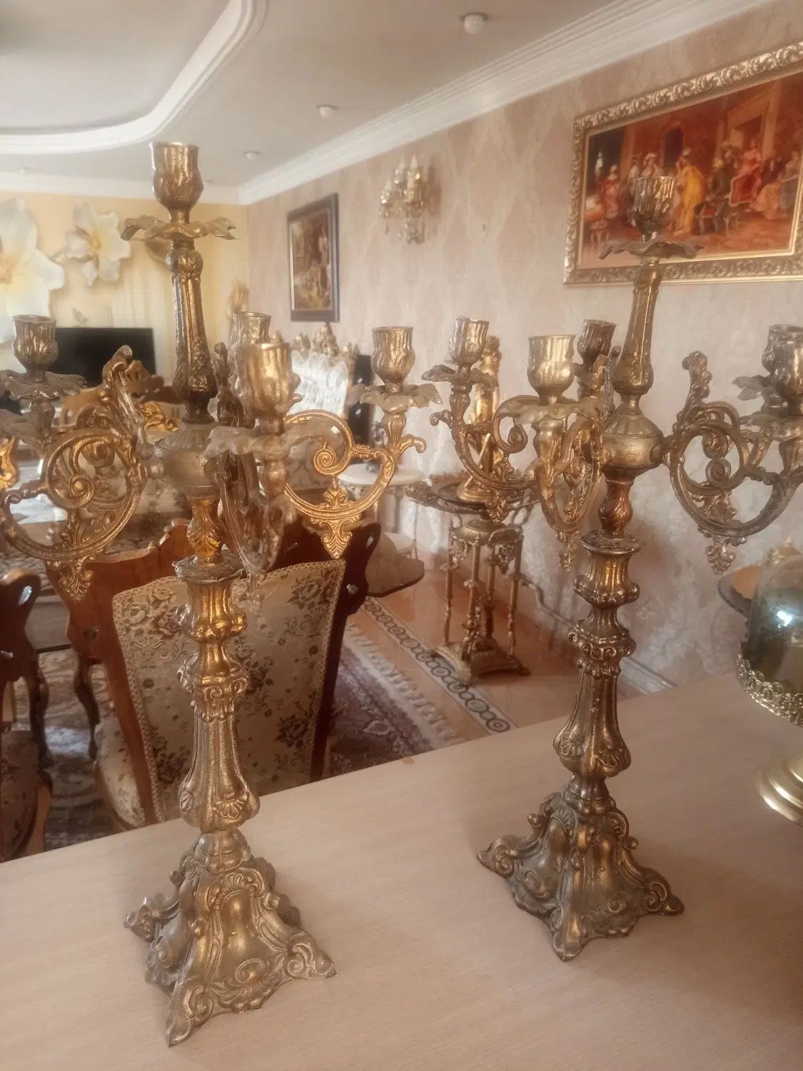 دو عدد شمعدان|صنایع دستی و سایر لوازم تزئینی|کرج, پیشاهنگی|دیوار