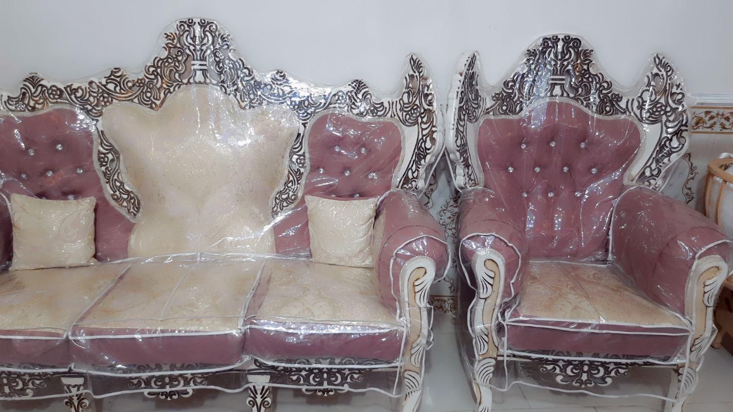 مبلمان هفت نفره سلطنتی|مبلمان خانگی و میز عسلی|پاکدشت, پاکدشت (مامازند)|دیوار