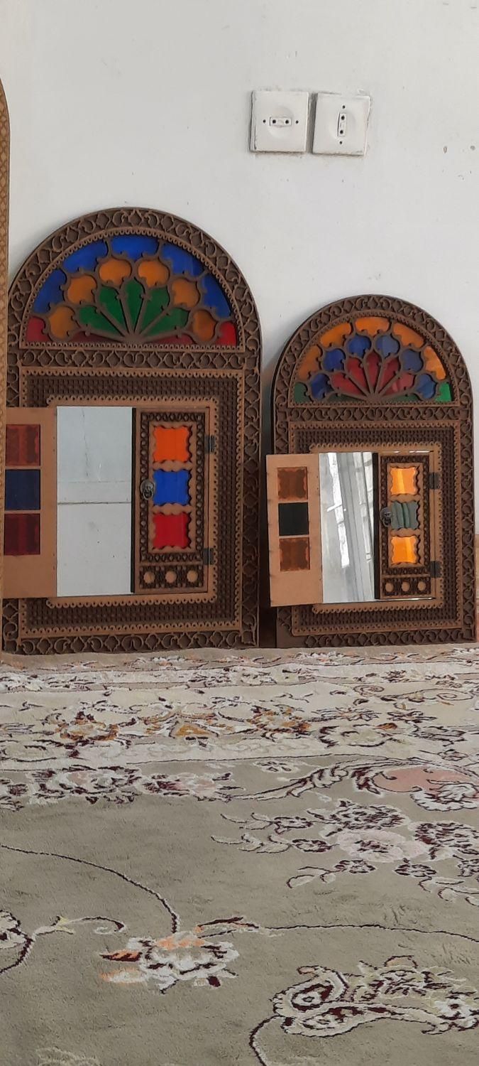 خدمات پیشه مهارت آینه سنتی برنز خانه باغ پذیرایی|آینه|کرمانشاه, |دیوار