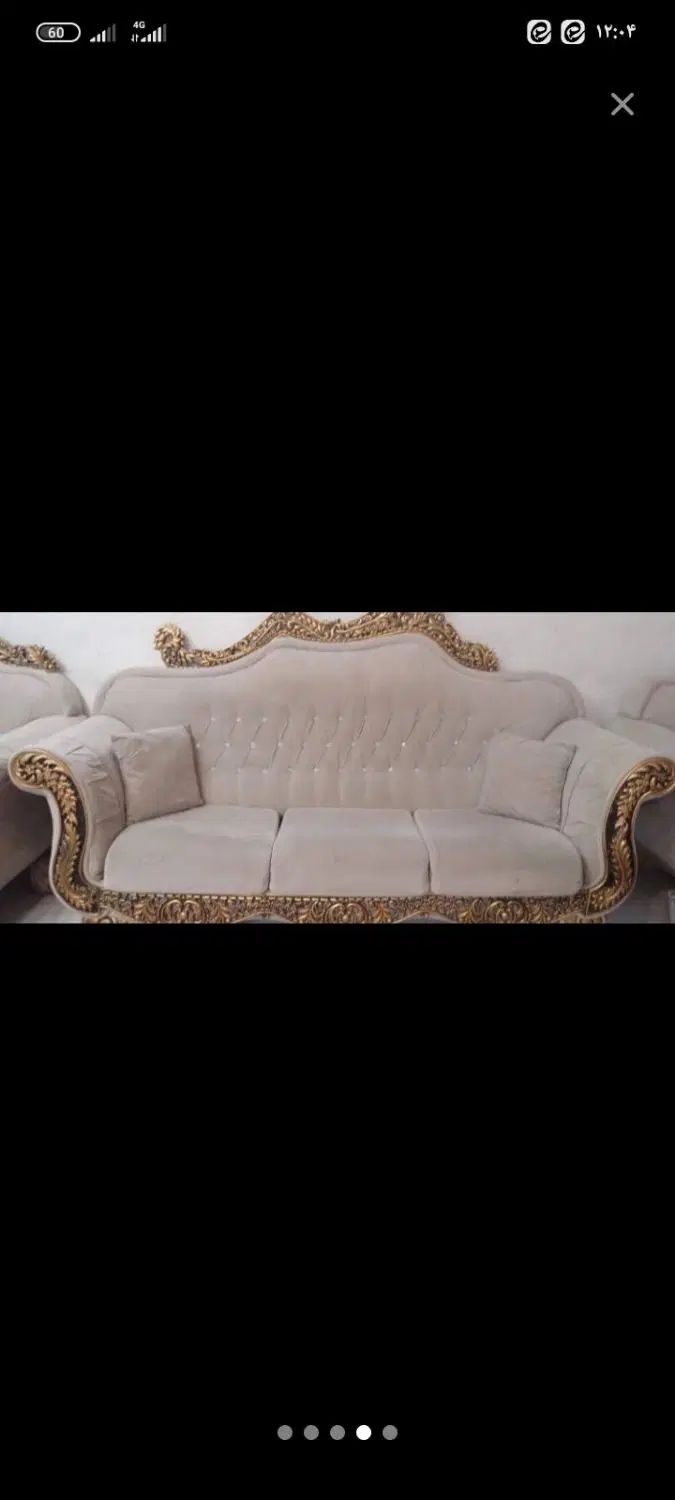 مبل سالم ۷نفره در حد نو|مبلمان خانگی و میز عسلی|مشهد, شهرک بهارستان|دیوار
