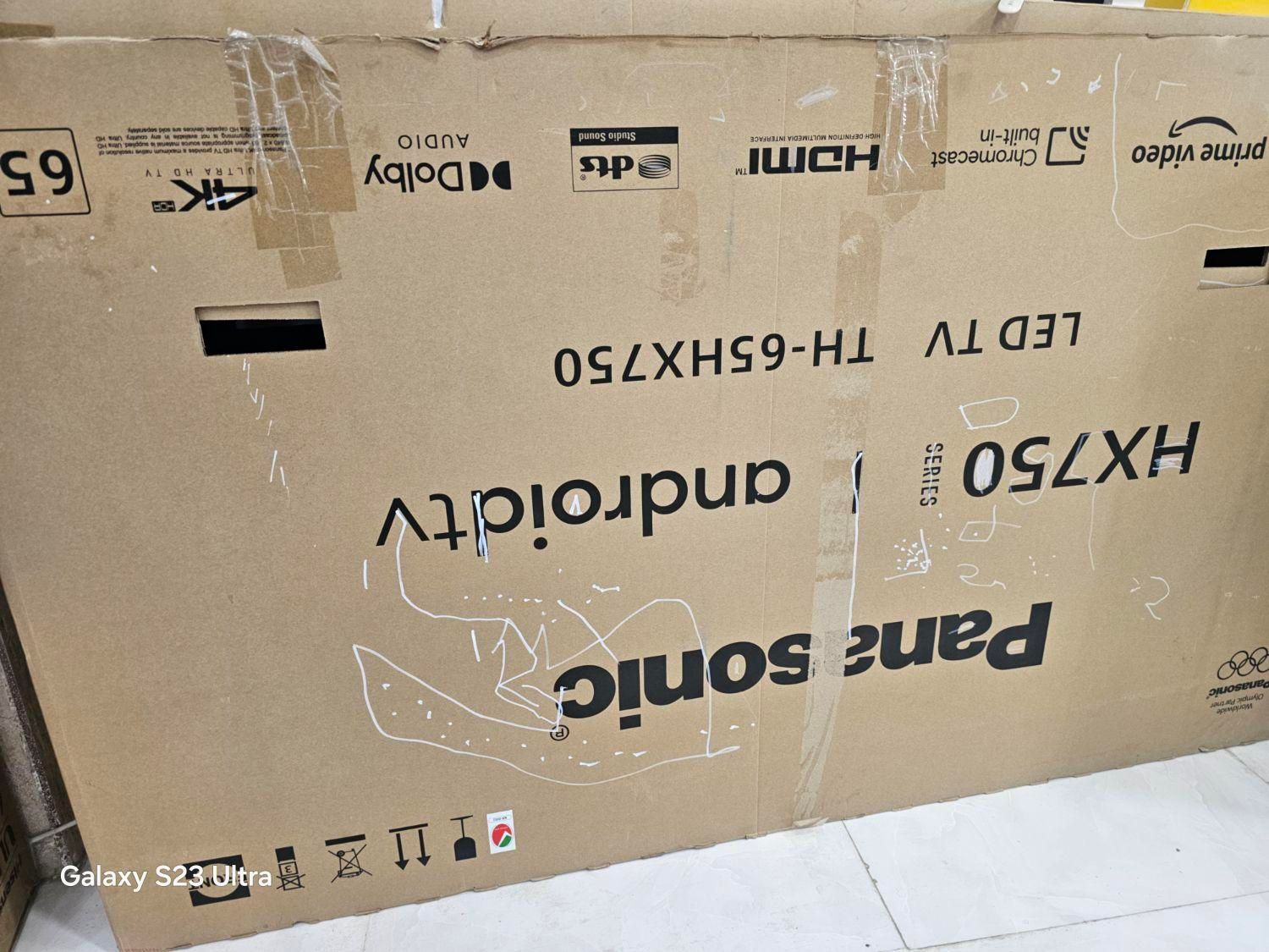 تلوزیون اندرویدفورکی پاناسونیک ژاپن ۶۵ اینچ hx750m|تلویزیون و پروژکتور|ایذه, |دیوار