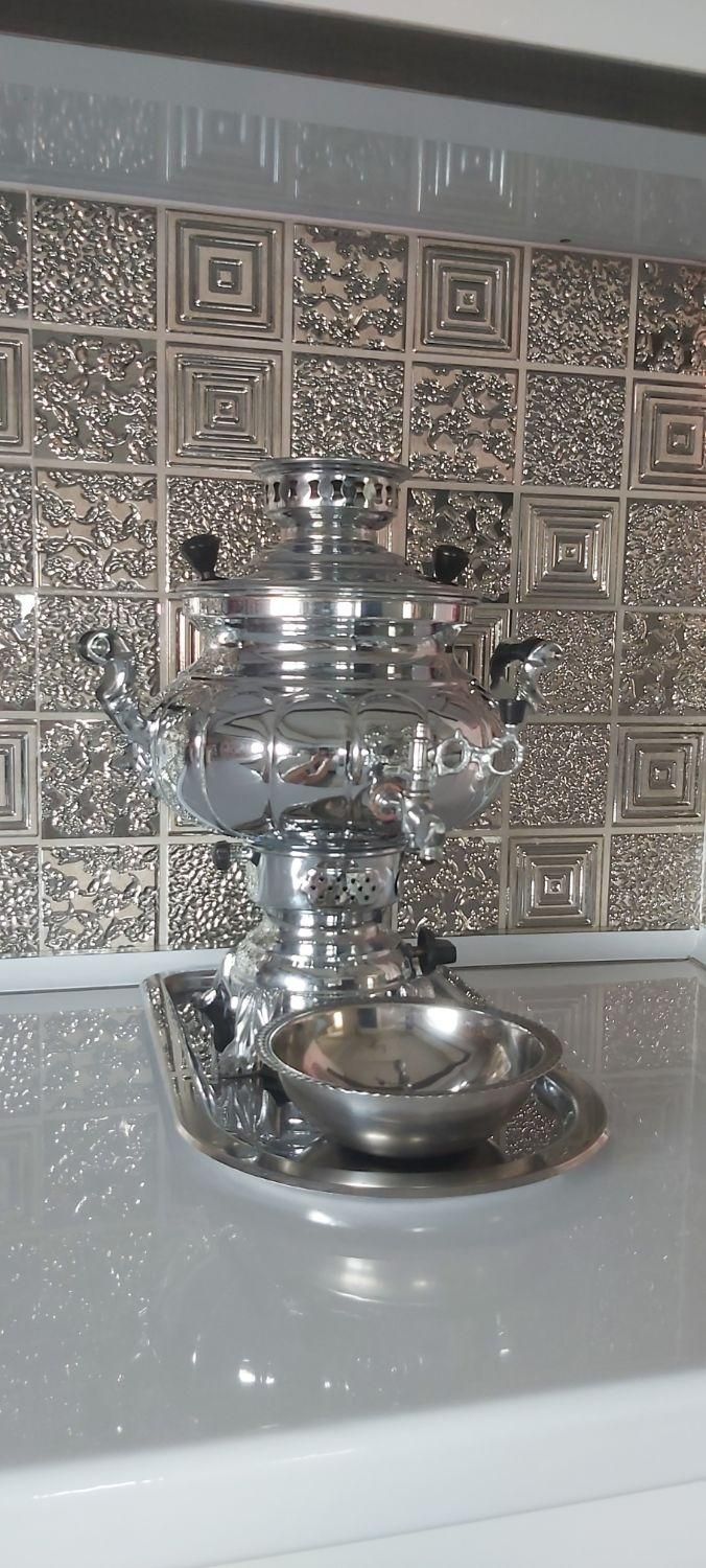 سماورگازی نو نو حتی یکبارم استفاده نشده|سماور، چای‌ساز، قهوه‌ساز|آمل, |دیوار