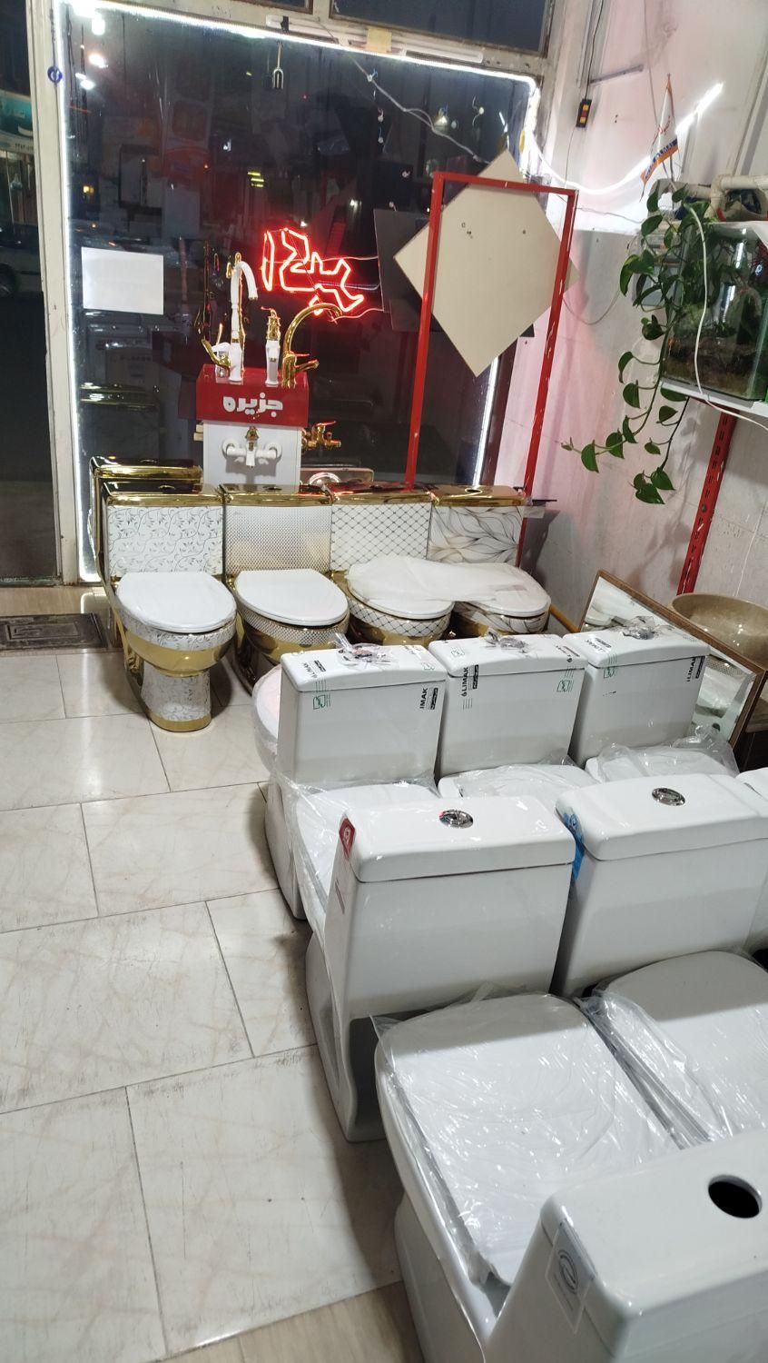 شیرآلات توالت فرنگی روشویی|لوازم سرویس بهداشتی|ارومیه, |دیوار