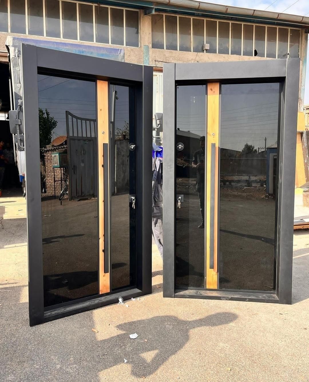 درب ضدسرقت سکوریت ترک ضد سرقت مدرن|مصالح و تجهیزات ساختمان|بابل, |دیوار