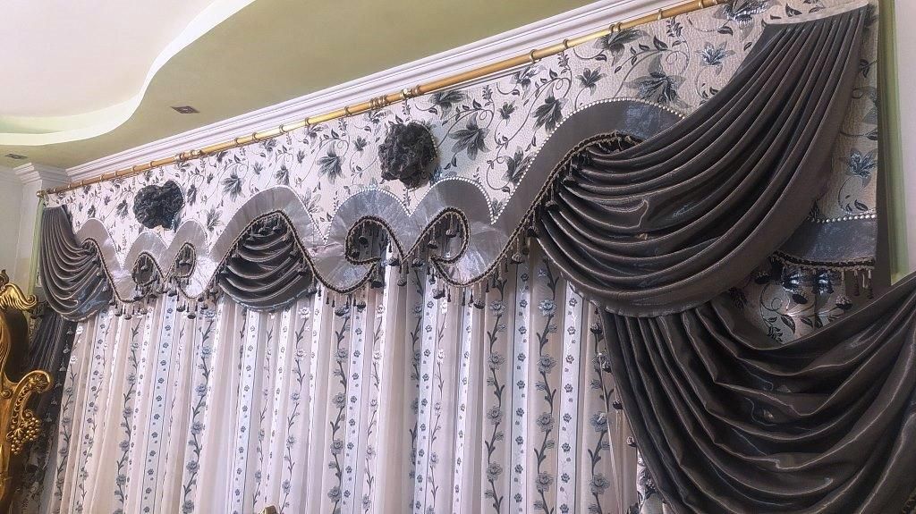 پنج پرده (پذیرایی، آشپزخانه و خواب)|پرده، رانر، رومیزی|رشت, دیلمان|دیوار