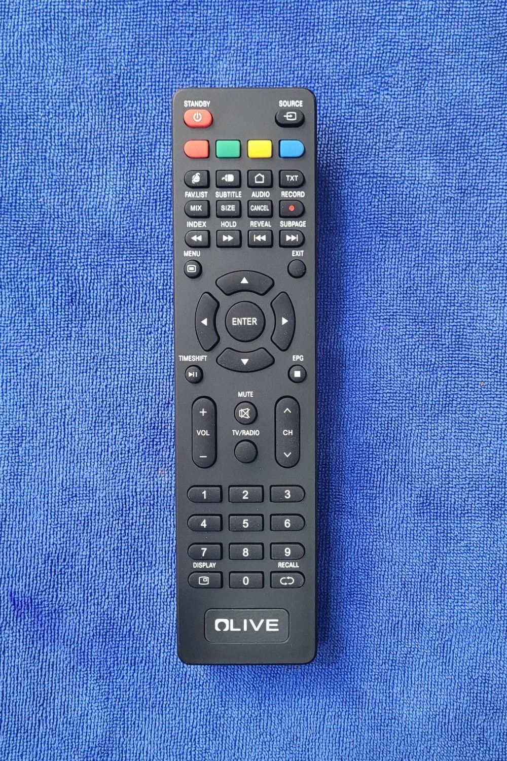 ریموت کنترل تلویزیون برند اولیو یونیوا|تلویزیون و پروژکتور|تهران, شیخ هادی|دیوار