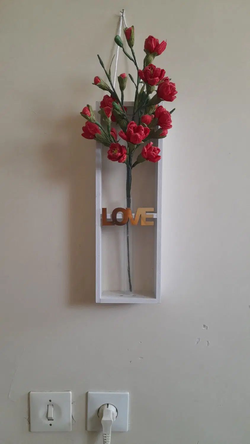 باکس گل چوبی(mdf)|گل مصنوعی|اصفهان, فروردین|دیوار