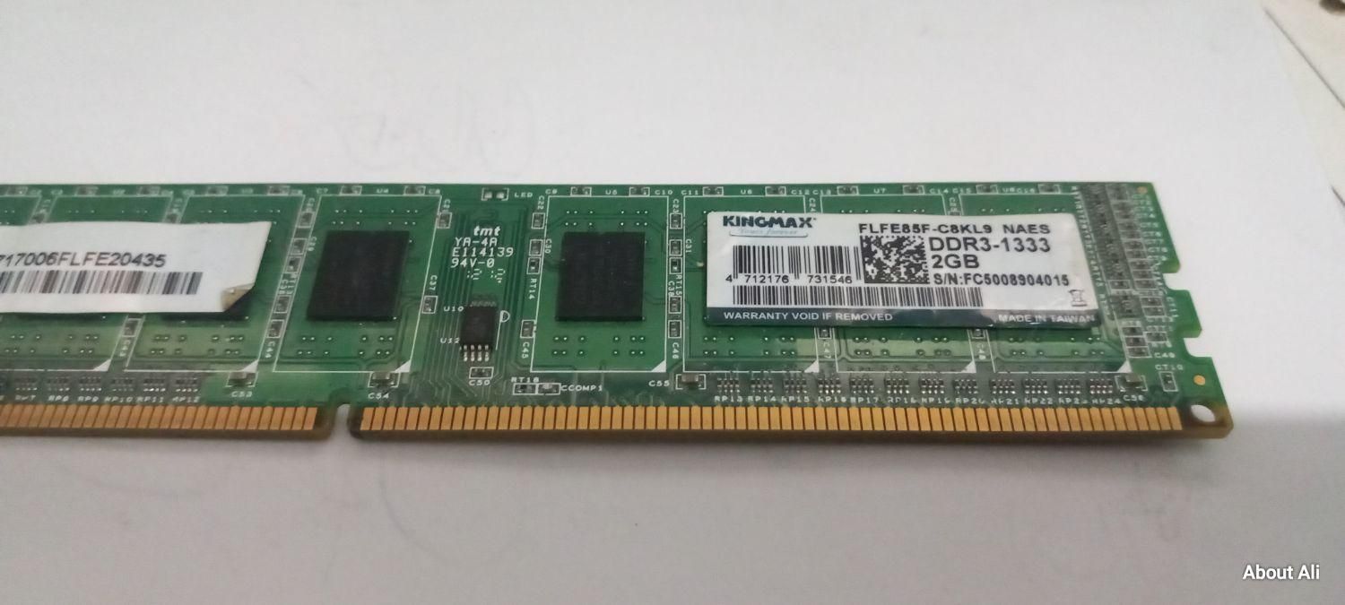 رم ۲ گیگ DDR3|قطعات و لوازم جانبی رایانه|مشهد, نیزه|دیوار