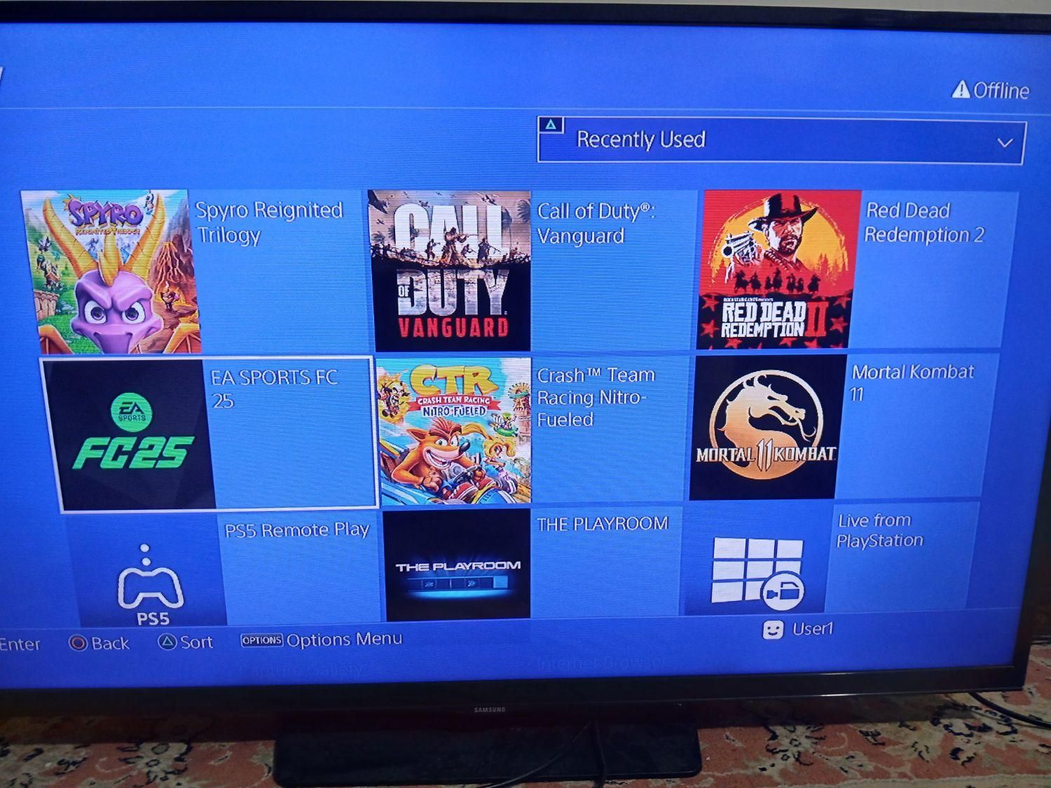پلی استیشن 4 فت/پی اس فور فت/ps4 fat دو دسته|کنسول، بازی ویدئویی و آنلاین|اصفهان, خلیل آباد|دیوار