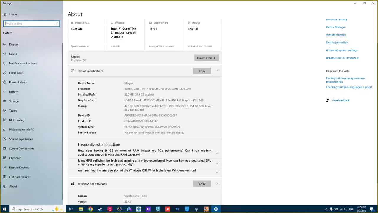لپ تاپ Dell|رایانه همراه|اصفهان, پروین|دیوار