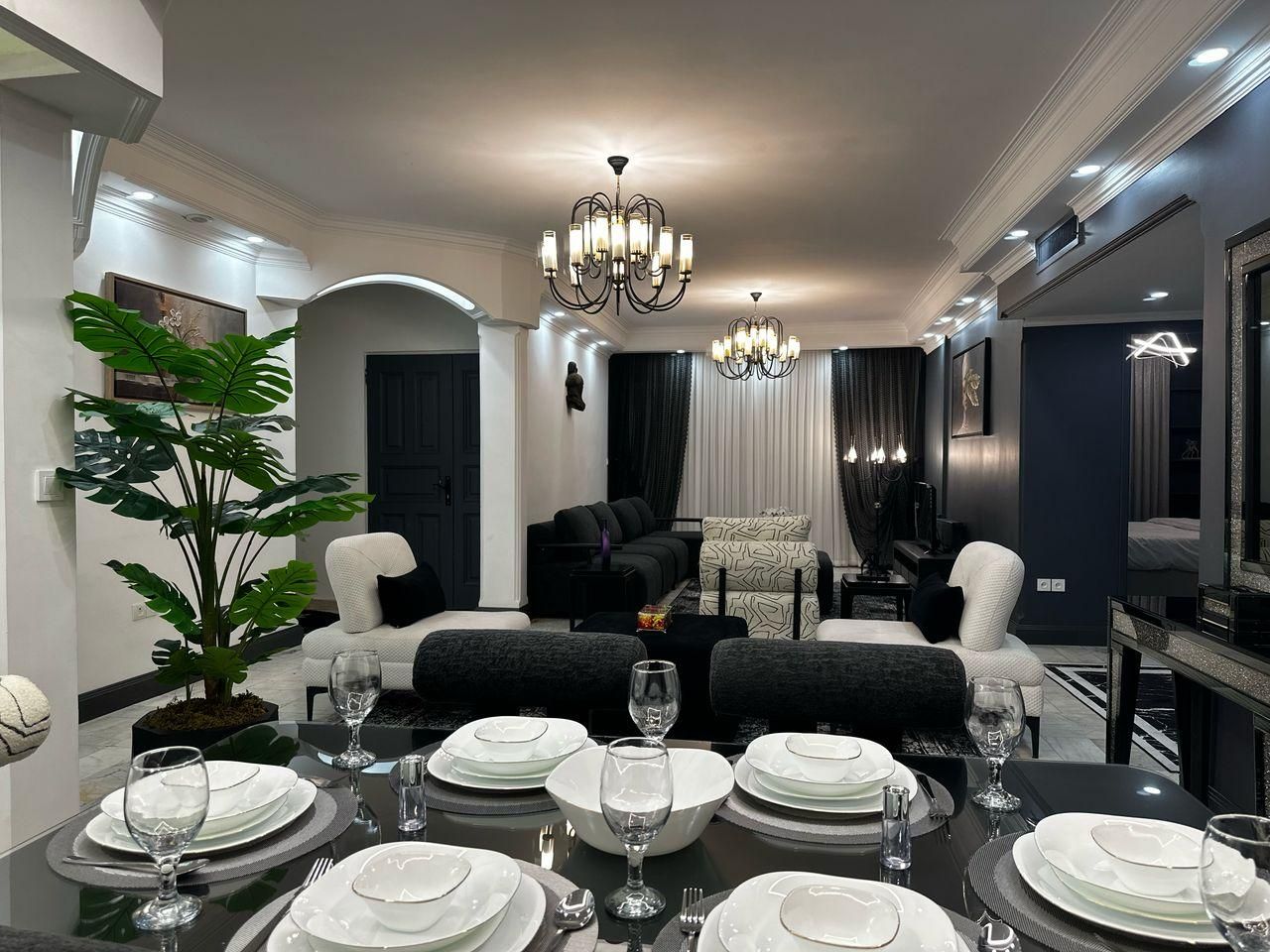 آپارتمان مبله 130م 2خ ولنجک، افتتاح جدید|اجارهٔ کوتاهمدت آپارتمان و سوئیت|تهران, ولنجک|دیوار