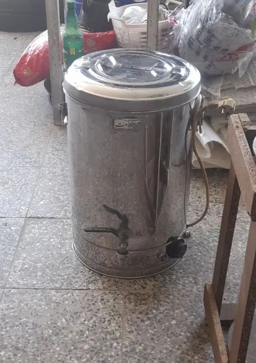 سماور برقی ۲۰ لیتری ورق دولایه استیل محکم|سماور، چای‌ساز، قهوه‌ساز|شهرکرد, |دیوار