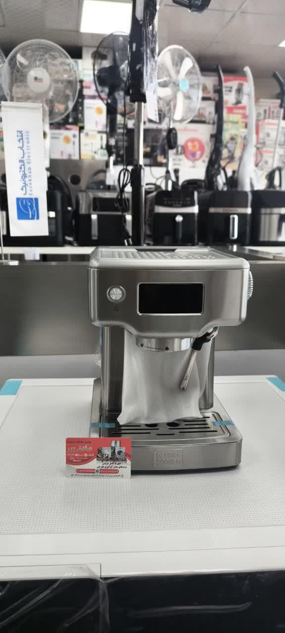 اسپرسو ساز عصاره گیر خردکن بلک اند کوکر پخش کامل|سماور، چای‌ساز، قهوه‌ساز|لاهیجان, گلستان|دیوار