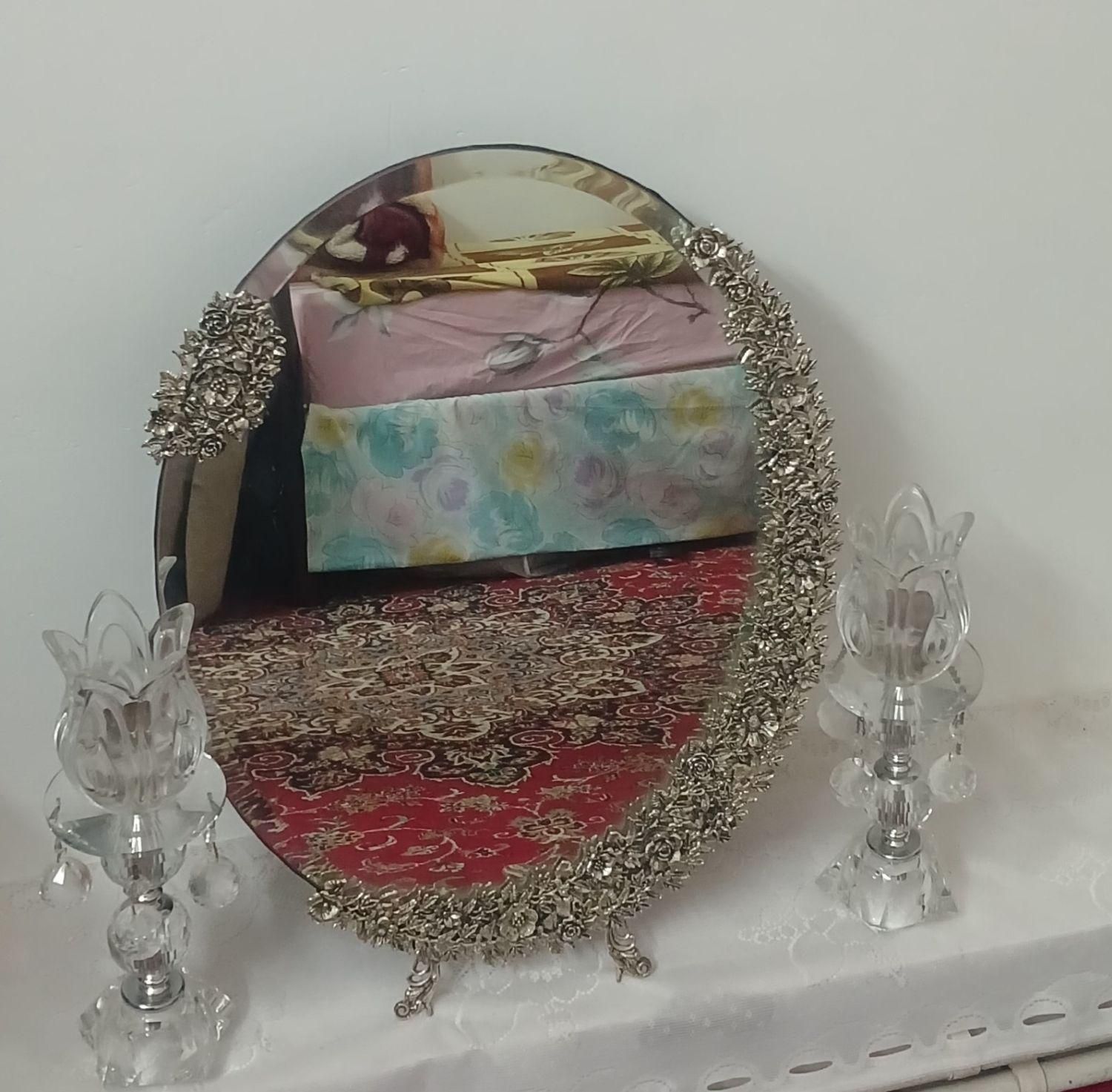 آینه و شمعدان|آینه|کرمانشاه, |دیوار