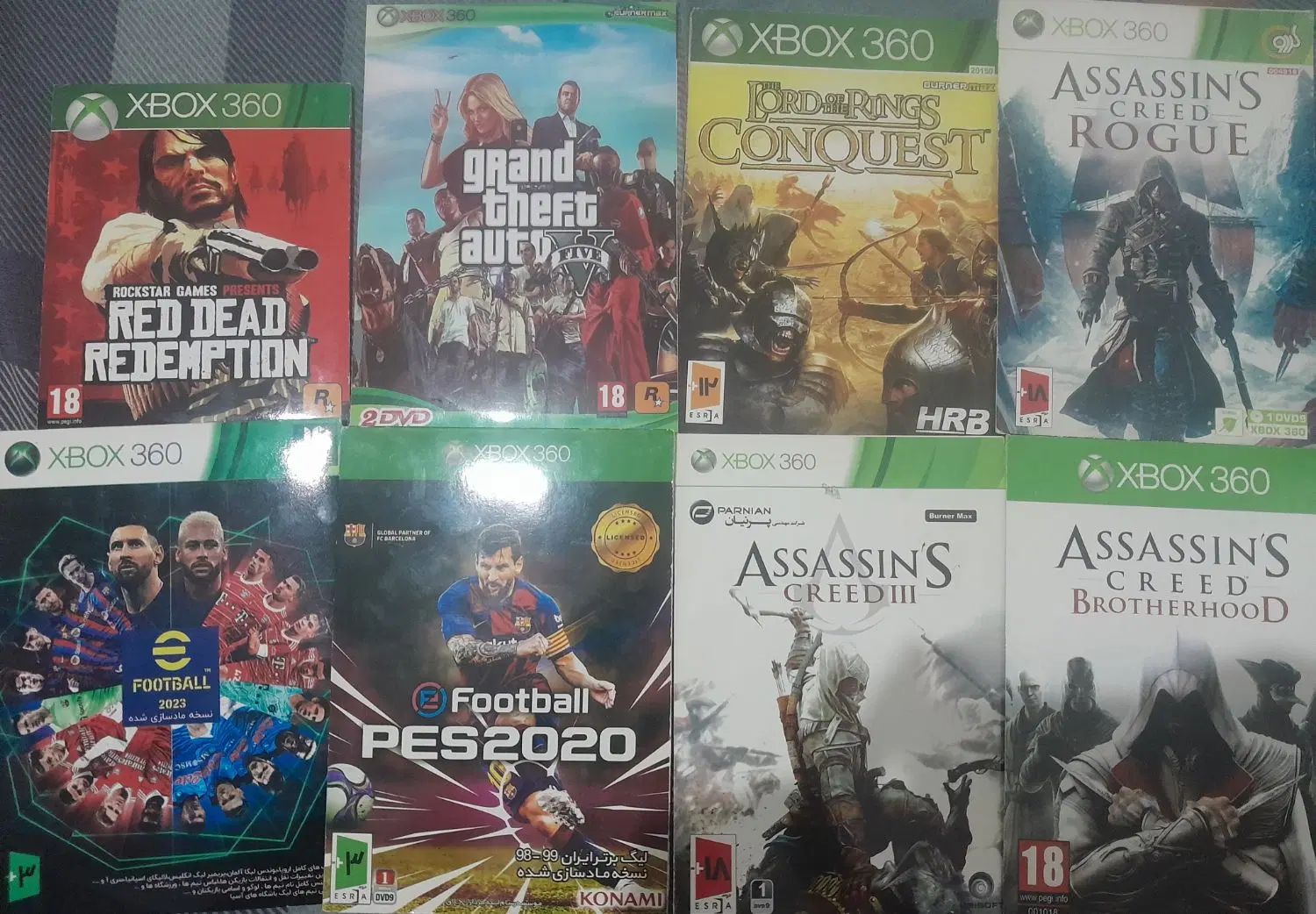 چند عدد بازی xbox 360|کنسول، بازی ویدئویی و آنلاین|تهران, تسلیحات|دیوار