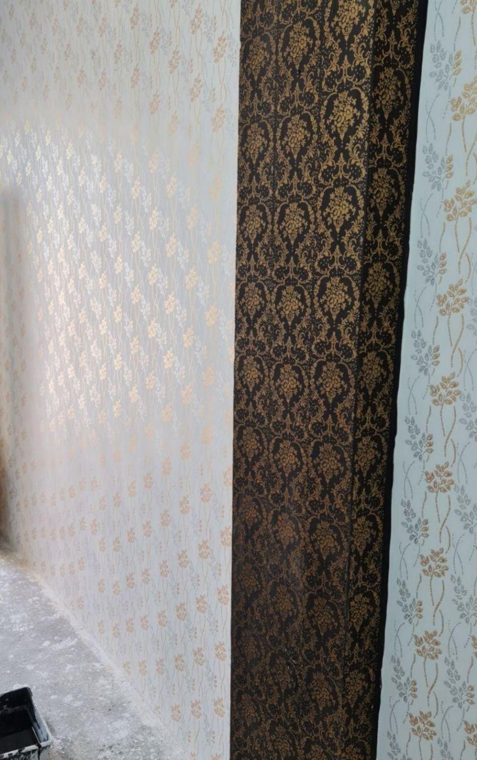 نقاشی ساختمان (طرح کاغذ دیواری)|خدمات پیشه و مهارت|کرمانشاه, |دیوار