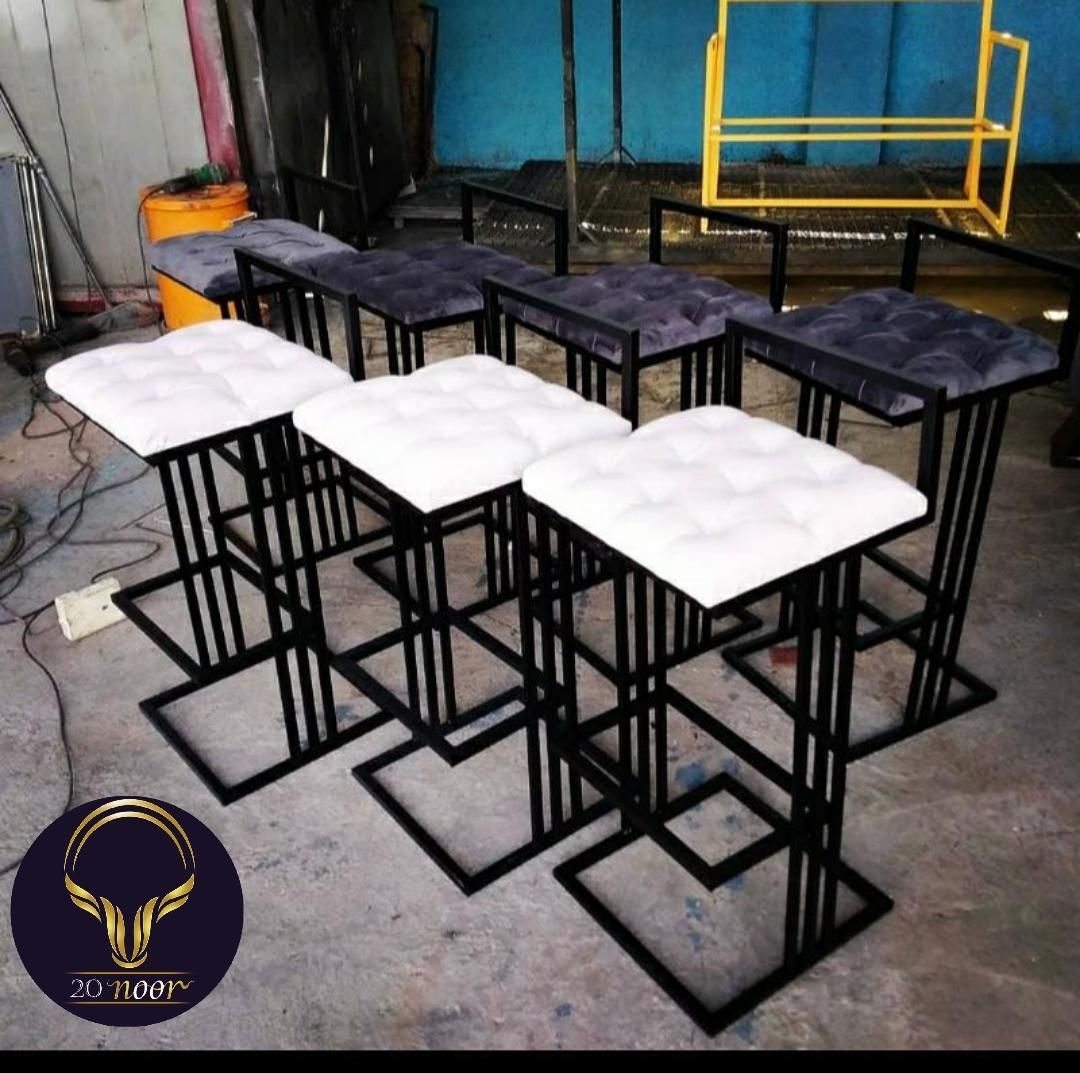 صندلی اپن پایه فلزی با طراحی مدرن و مقاوم|صندلی و نیمکت|شیراز, پانصد دستگاه ارتش|دیوار