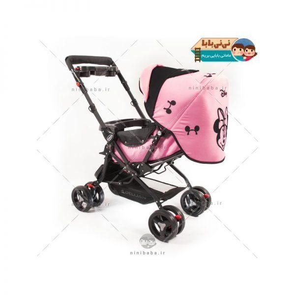 سایبان و روکش کامل و تشکچه کالسکه میکی موس دلیجان|کالسکه و لوازم جانبی|تربت جام, معدآباد|دیوار